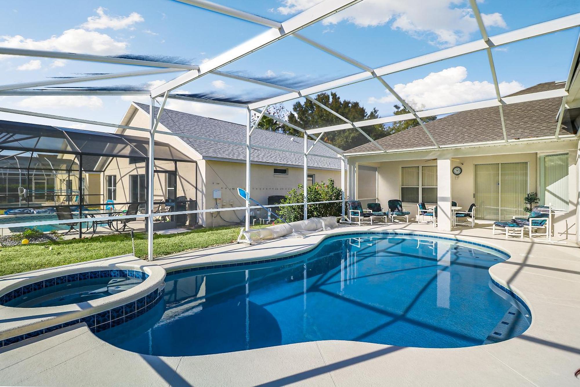 Grand Luxury Deluxe 4Br Pool Home Near Disney 达文波特 外观 照片