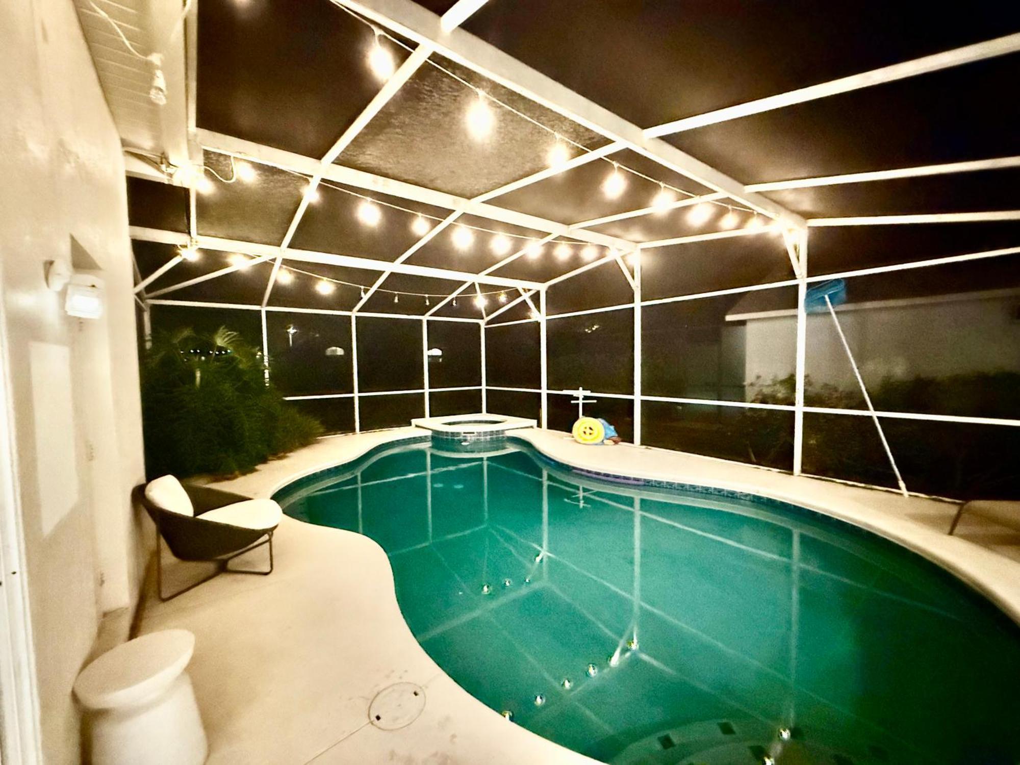Grand Luxury Deluxe 4Br Pool Home Near Disney 达文波特 外观 照片